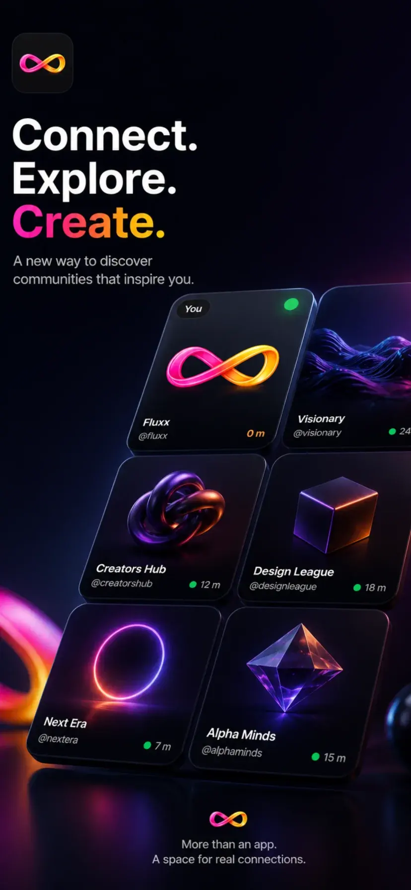 Fluxx creator communities discovery screen